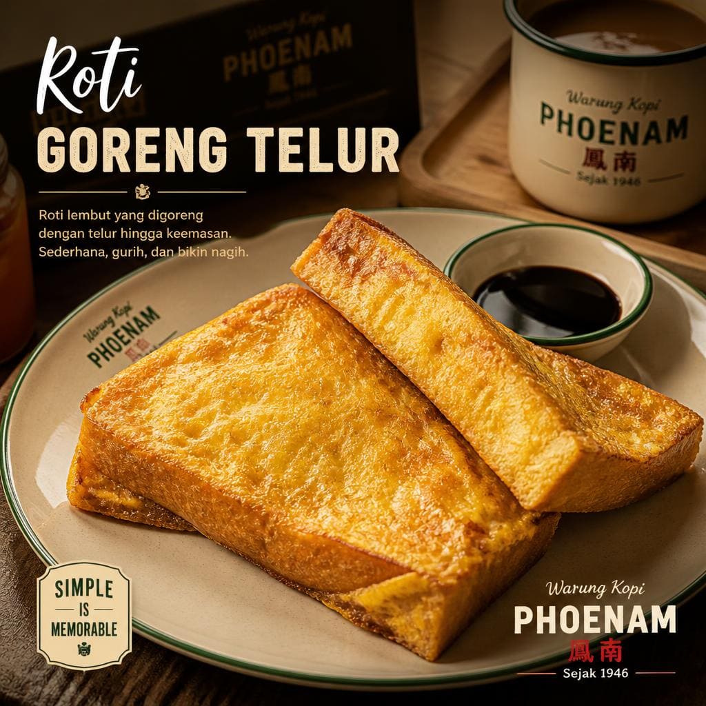 Roti Goreng Telur Warkop Phoenam
